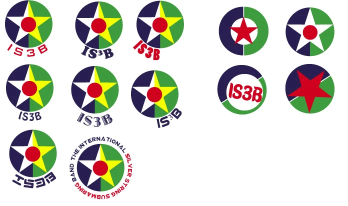 A few different versions of the logo